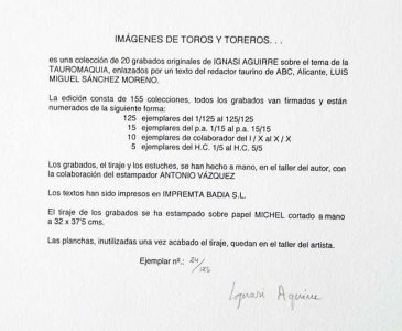 Datos de los Grabados