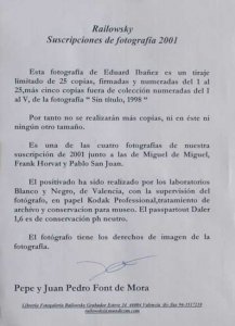 certificado fotografía