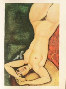 Nudo Coricato con le Braccia Intorno al Capo